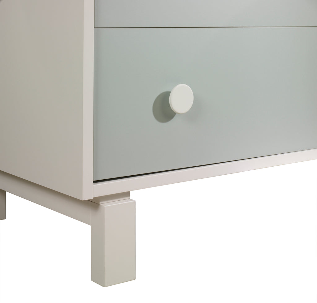 Tulip Juvenile Bjorn Classic Crib and 3 Drawer Dresser - Latte/Sage Tulip Juvenile
