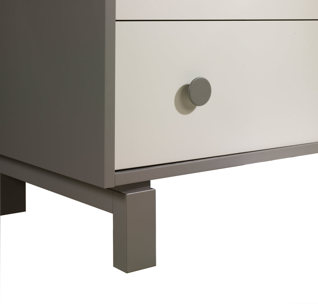 Tulip Juvenile Bjorn Classic Crib and 3 Drawer Dresser - Latte/Taupe Tulip Juvenile
