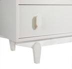 Tulip Juvenile Tate Classic Crib and 3 Drawer Dresser XL - White Tulip Juvenile