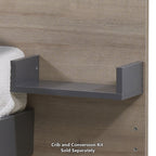 Tulip Juvenile Integrated Nightstand Shelf for Metro Twin Bed Charcoal Natart