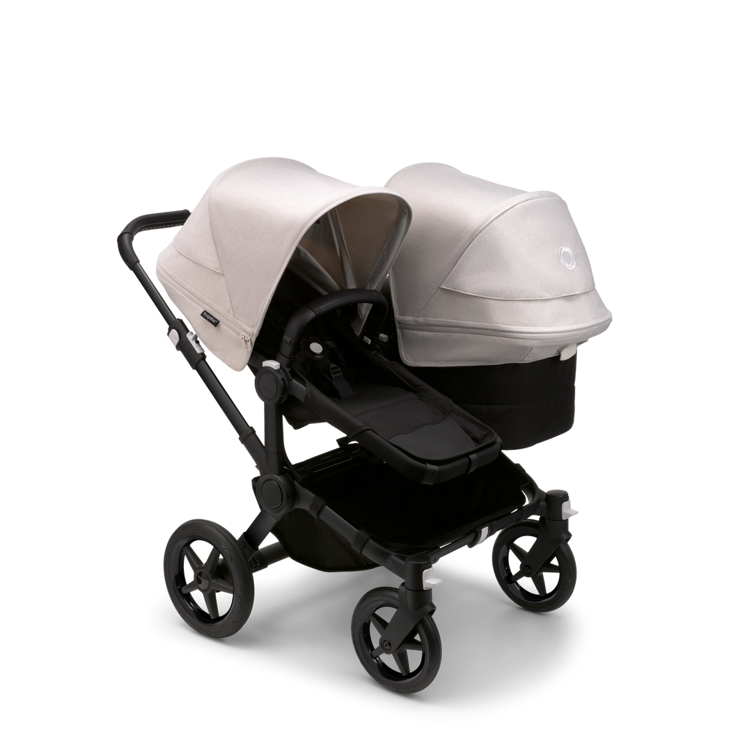 Bugaboo Donkey 5 Duo Bassinet Seat Stroller Misty White Canopy Bla Galt Baby