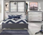 Tulip Juvenile Double Bed Conversion Rail Kit & Low Profile Footboard Natart