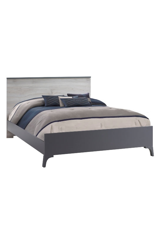 Tulip Juvenile Metro Crib & Dresser Set - Charcoal/Washed Walnut Natart