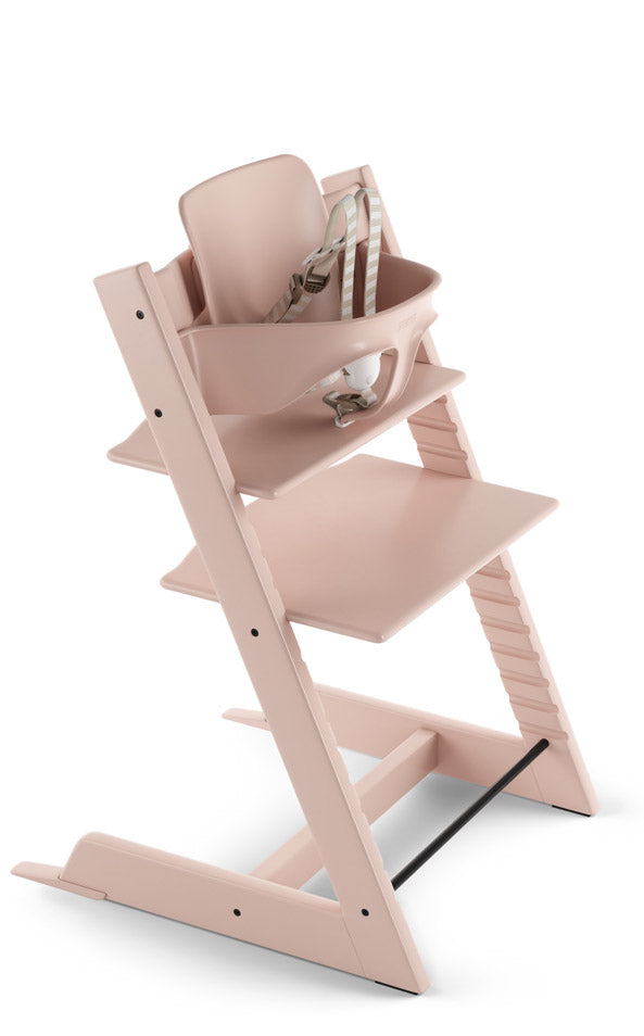 STOKKE TRIPP TRAPP No.6 ベビーセット ピンク Stokke® Tripp Trapp® High Chair² - Serene Pink – Galt Baby