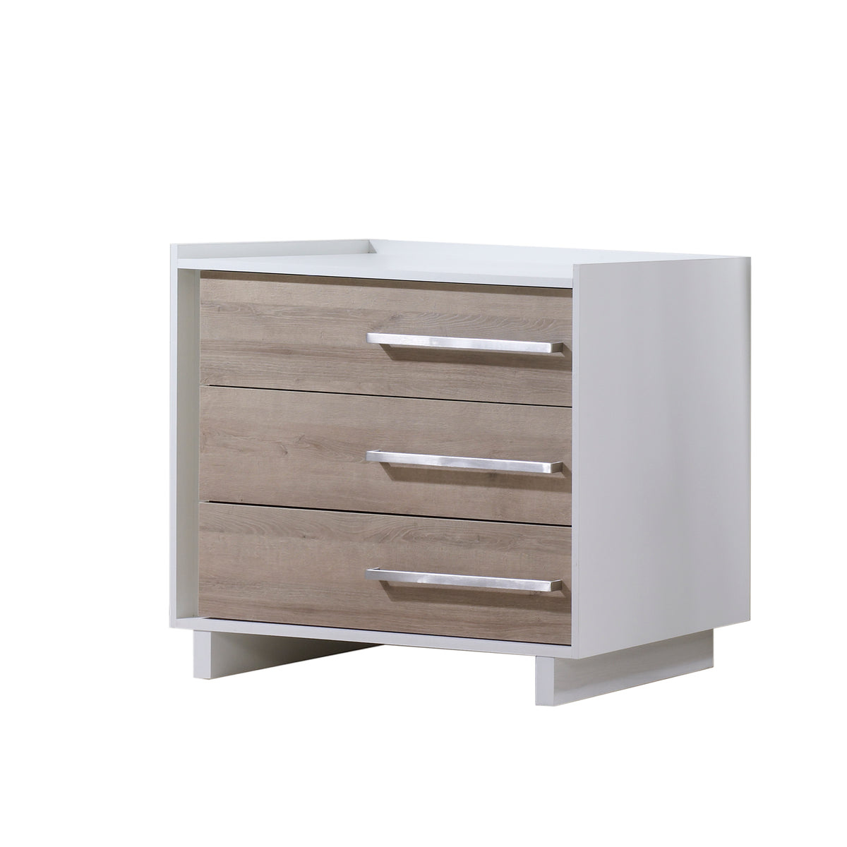 Tulip Juvenile Urban Crib & Dresser Set - White/Natural Natart