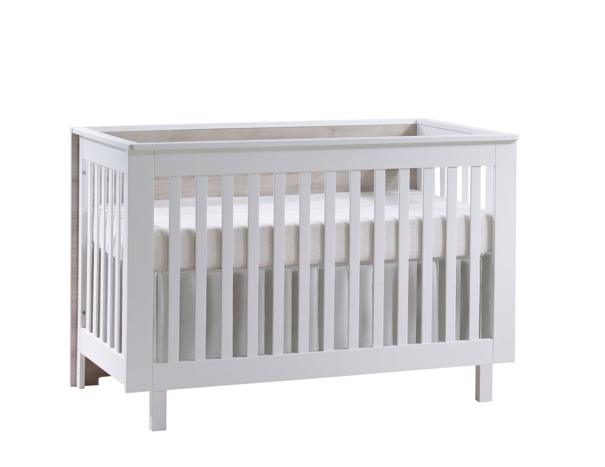 Tulip Juvenile Urban Crib & Dresser Set - White/Sand Natart