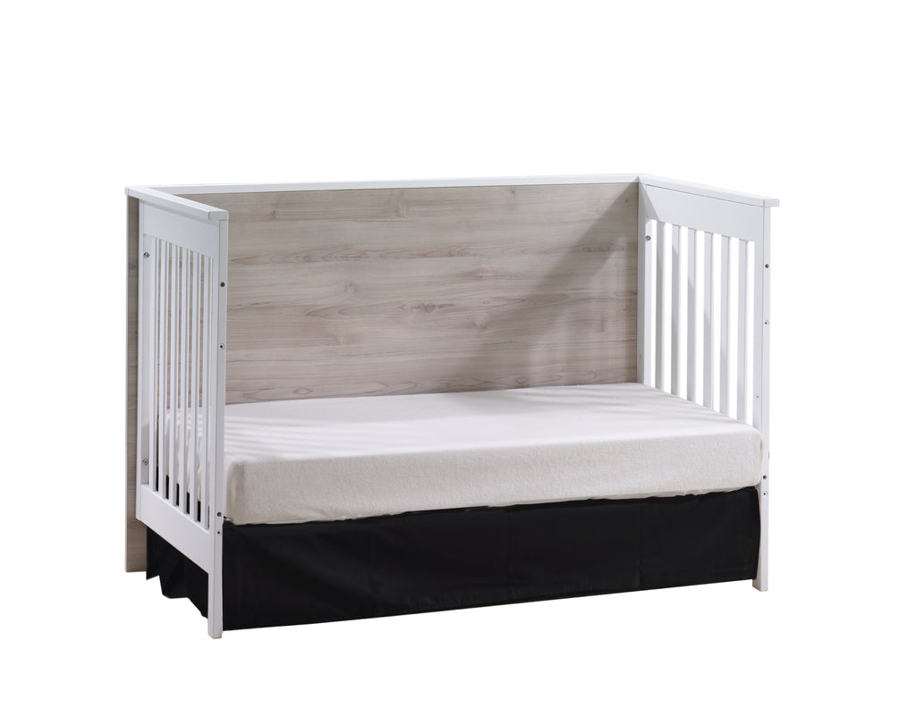 Tulip Juvenile Urban Crib & Dresser Set - White/Natural Natart