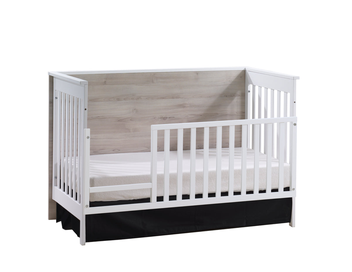 Tulip Juvenile Urban Crib & Dresser Set - White/Natural Natart