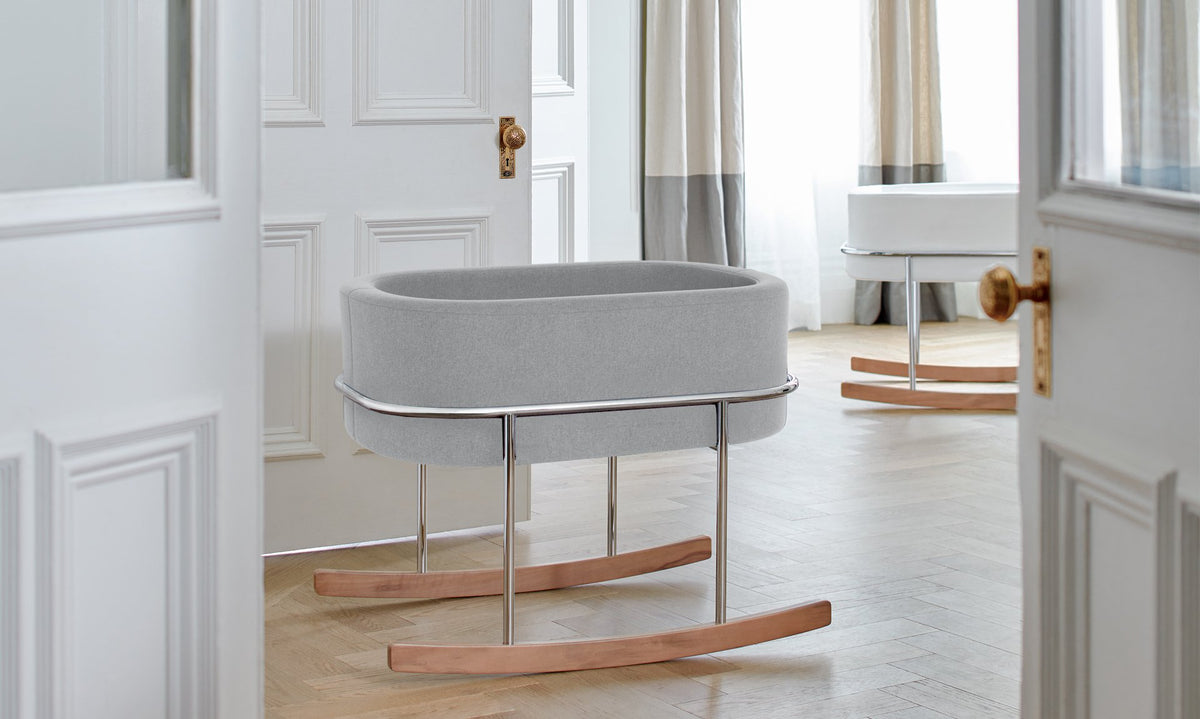 Monte Rockwell Bassinet - Nordic Grey (Estimated to Arrive in 4-6 Weeks) Monte