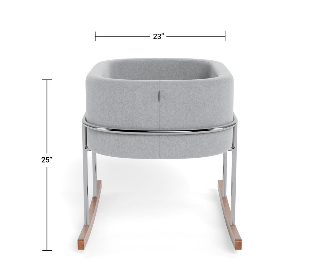 Monte Rockwell Bassinet - Nordic Grey (Estimated to Arrive in 4-6 Weeks) Monte