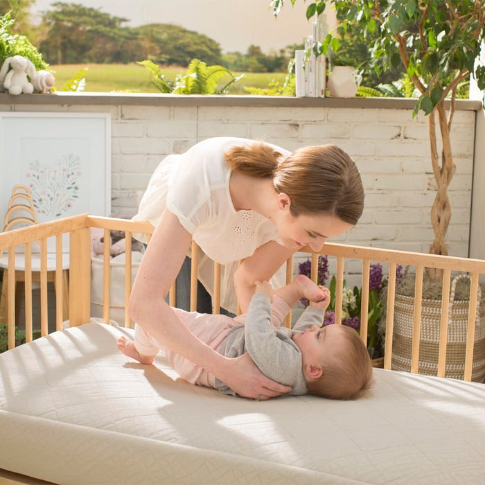 Naturepedic Organic Breathable Ultra 2-Stage Baby Crib Mattress MC47 Naturepedic