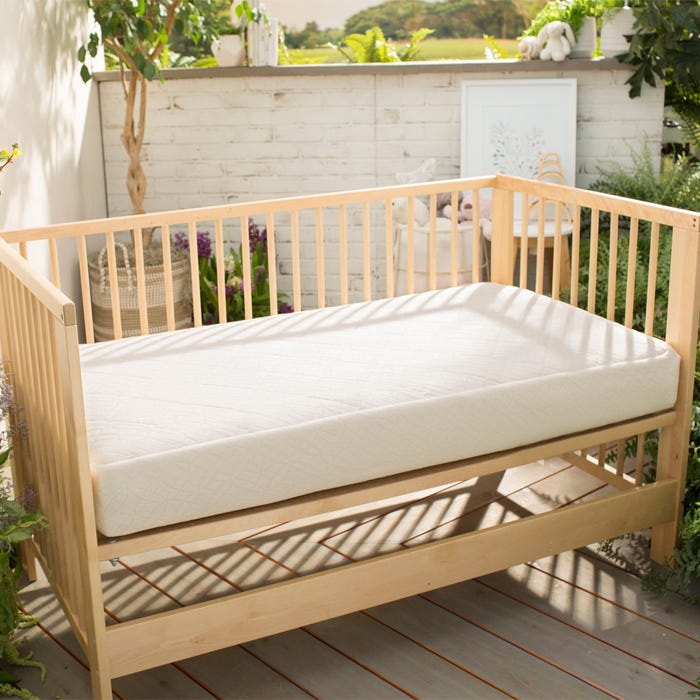 Naturepedic Organic Breathable Ultra 2-Stage Baby Crib Mattress MC47 Naturepedic