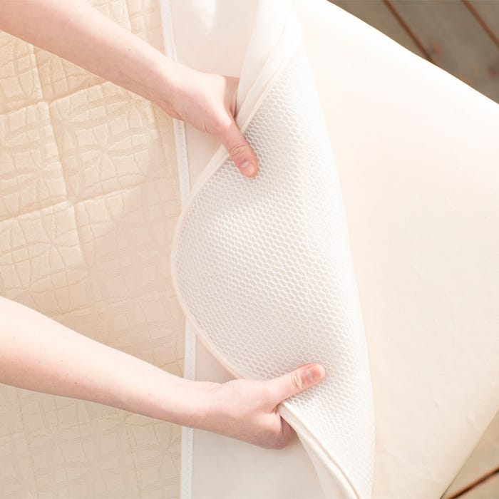 Naturepedic Organic Breathable Ultra 2-Stage Baby Crib Mattress MC47 Naturepedic